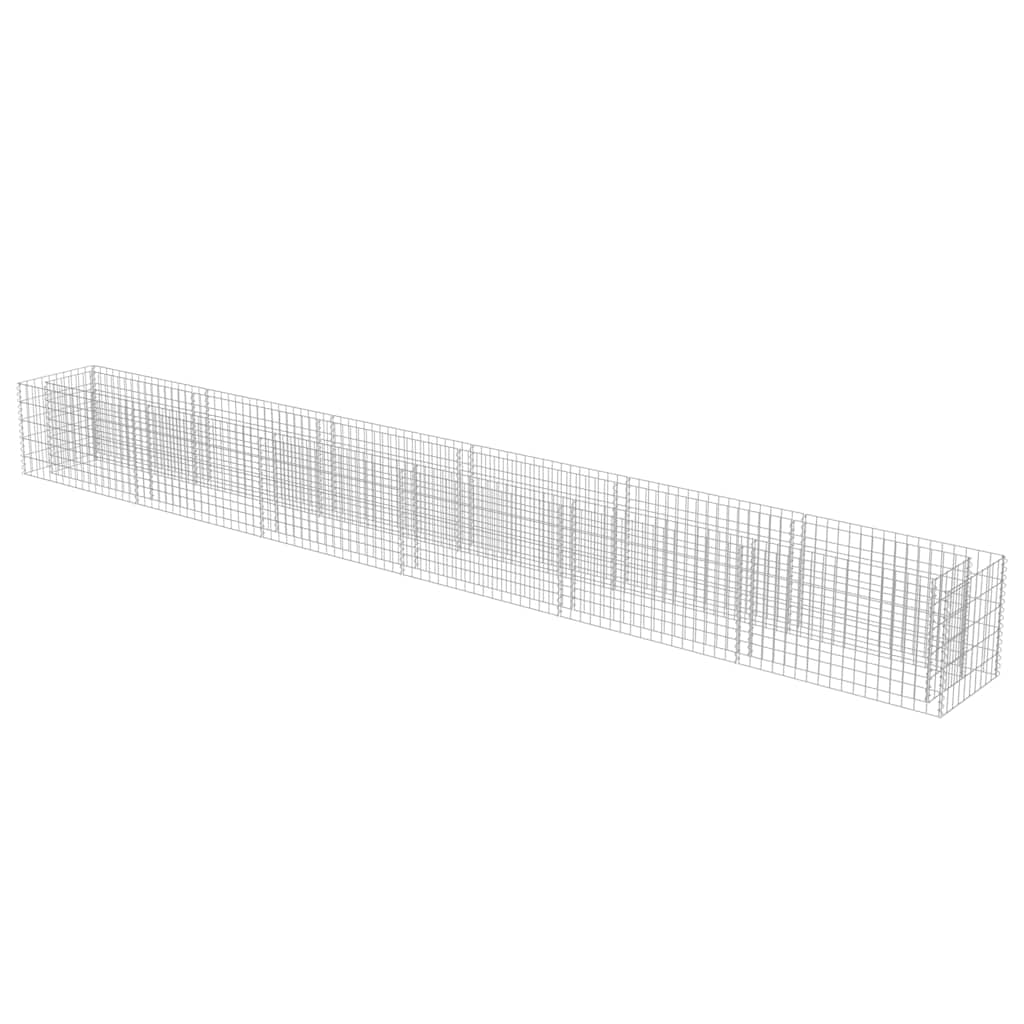 Horganyzott acél gabion magaságyás 540 x 50 x 50 cm 3