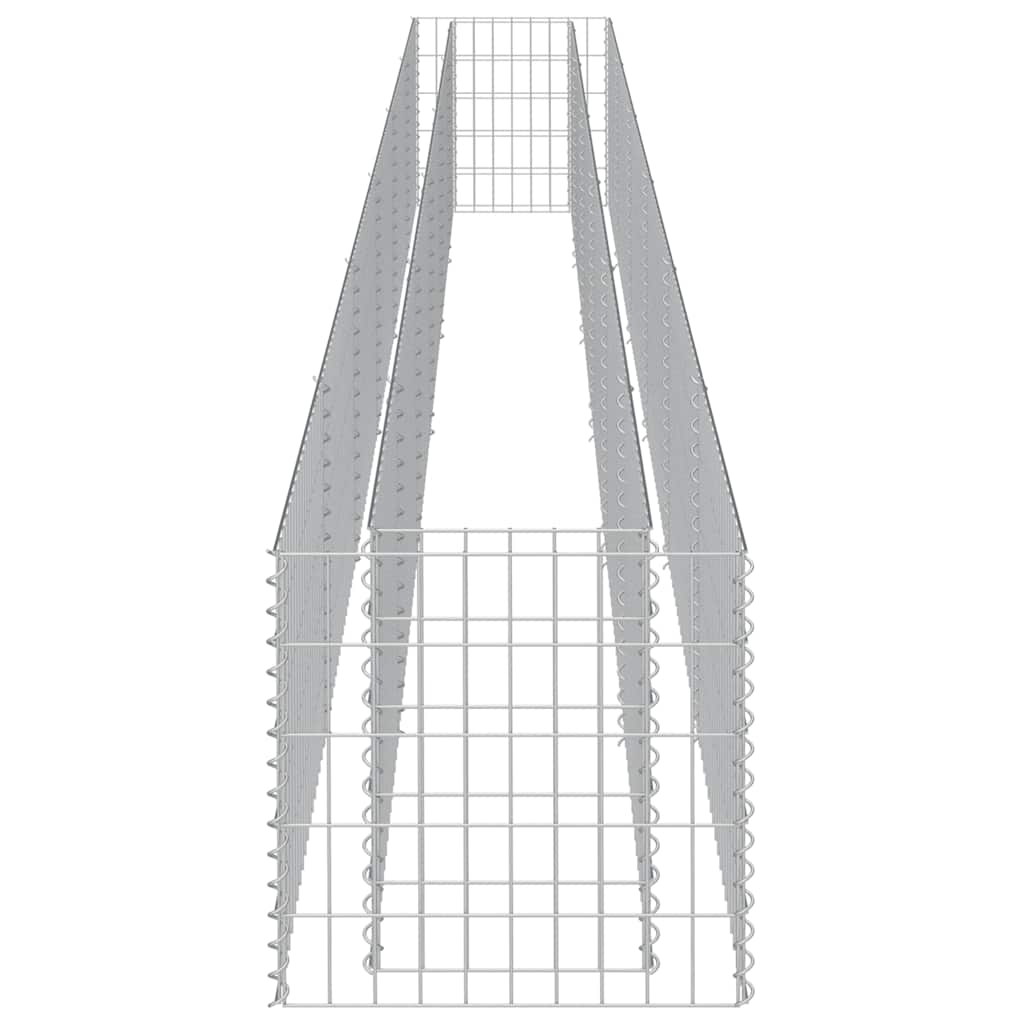 Horganyzott acél gabion magaságyás 540 x 50 x 50 cm 6