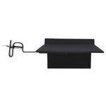 6 db négyszögletes fekete kültéri napelemes LED lámpa, 12 cm 4