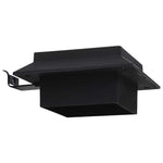 6 db négyszögletes fekete kültéri napelemes LED lámpa, 12 cm 10