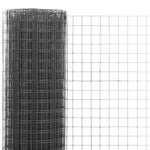 Szürke PVC-bevonatú acél csirkeháló drótkerítés 25 x 1 m 3