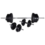 Edzőpad egykezes és kétkezes súlyzókészlettel 60,5 kg 8