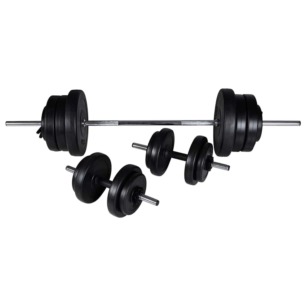 Edzőpad egykezes és kétkezes súlyzókészlettel 60,5 kg 8