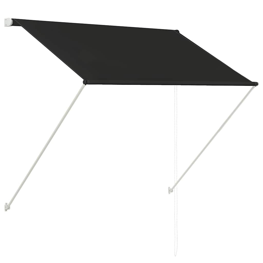 Feltekerhető antracitszürke napellenző 150 x 150 cm 2