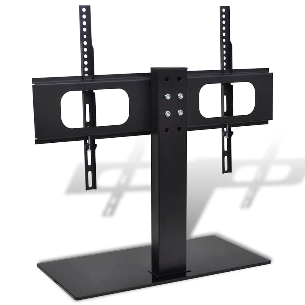 Fekete vas TV falikonzol talppal 32"-70