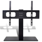 Fekete vas TV falikonzol talppal 32"-70 2