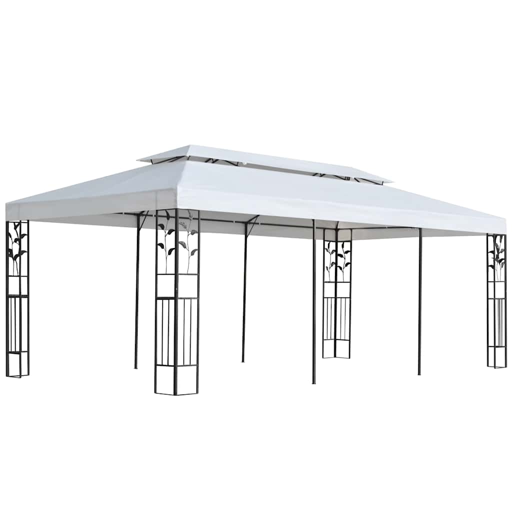 Pavilonponyva Fehér 300 x 600 cm Poliészter 4