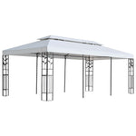 Pavilonponyva Fehér 300 x 600 cm Poliészter