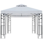 Pavilonponyva Fehér 300 x 600 cm Poliészter 3