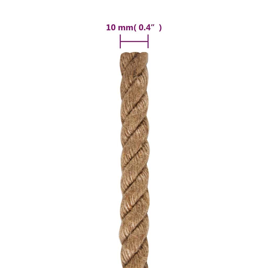 100% juta kötél 10 mm vastagságú, 250 m 6