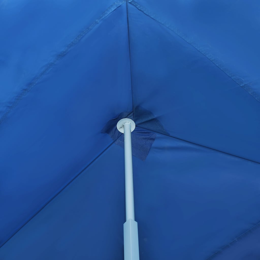 Kék összecsukható rendezvénysátor 8 oldalfallal 870x291x315 cm 8