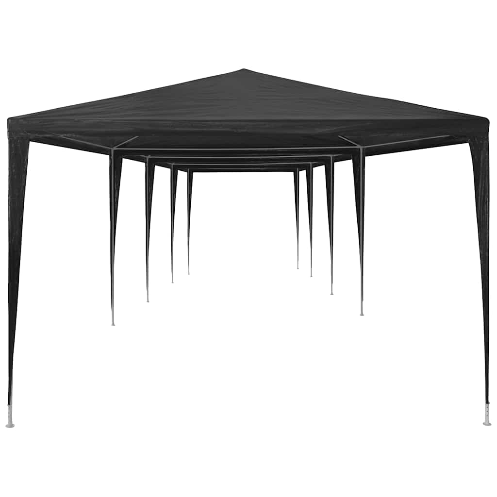Antracitszürke PE rendezvénysátor 3 x 12 m 2