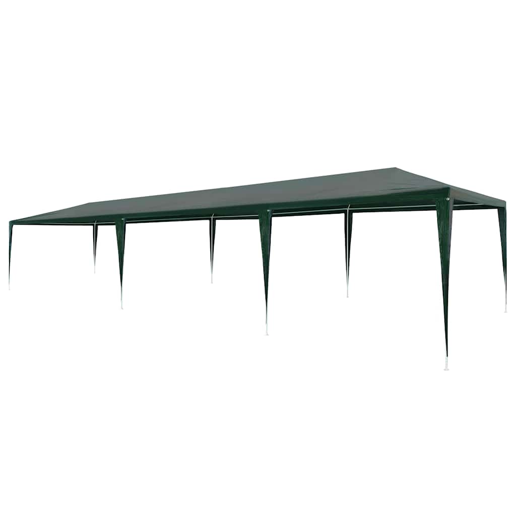 Zöld PE rendezvénysátor 3 x 9 m