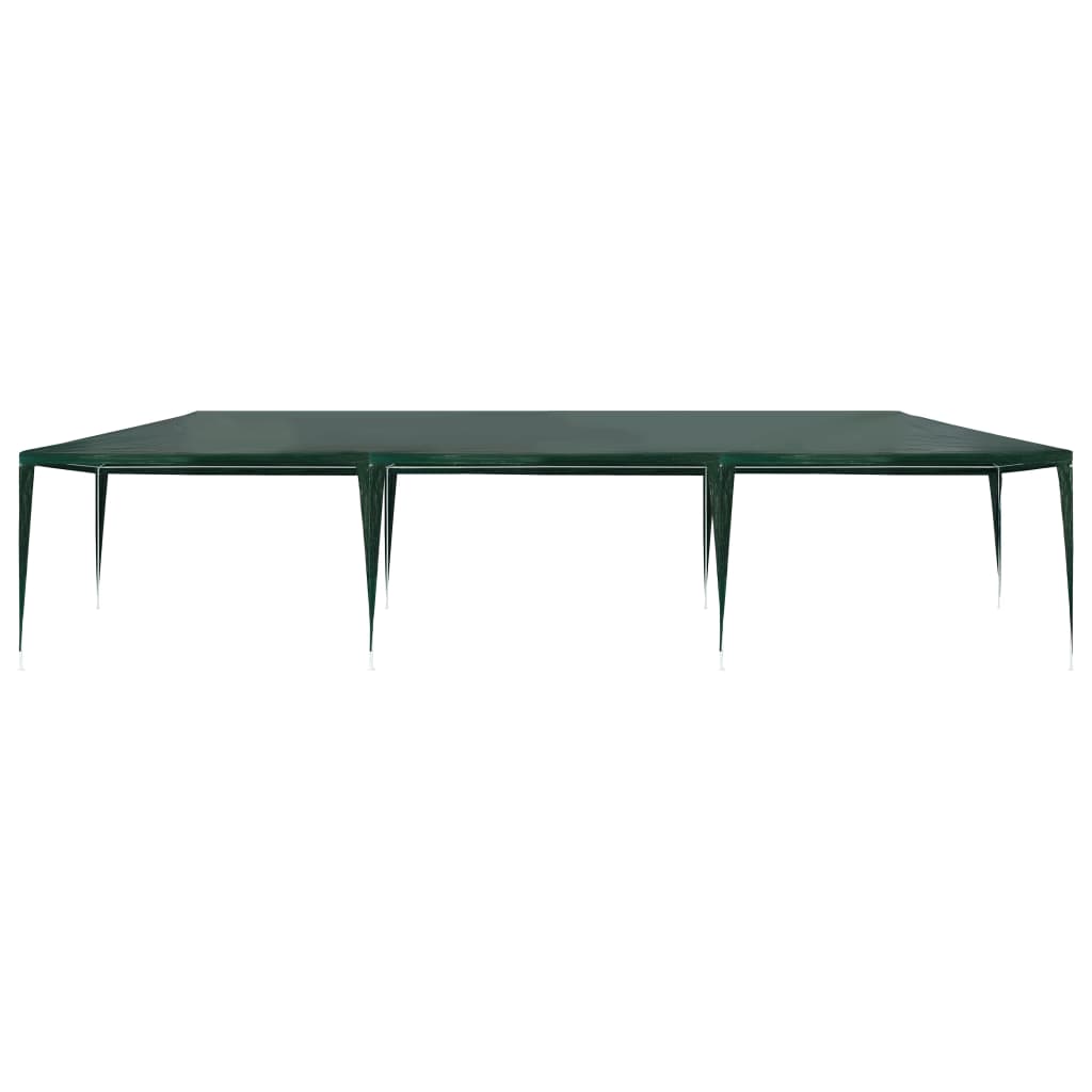 Zöld PE rendezvénysátor 3 x 9 m 2
