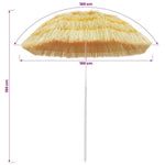 Hawaii stílusú természetes strand napernyő 180 cm 5