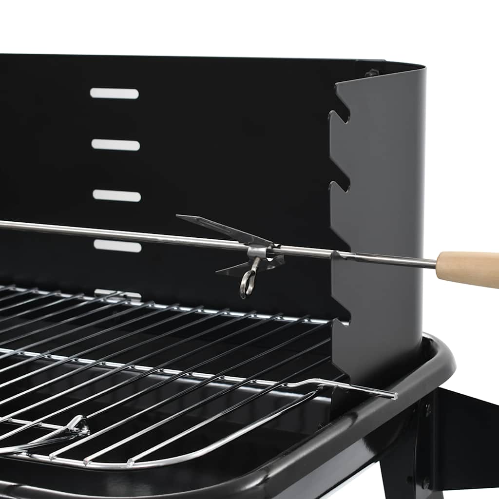 Faszenes grillezőállvány kerekekkel 5