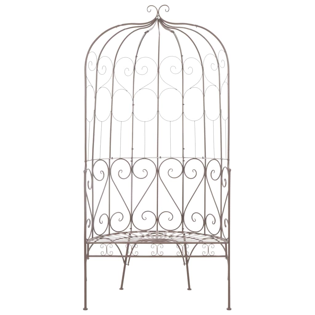 Barna antik vas kerti pad 95 cm 2