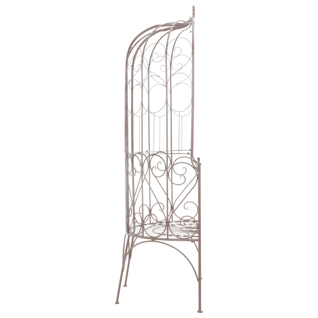 Barna antik vas kerti pad 95 cm 3
