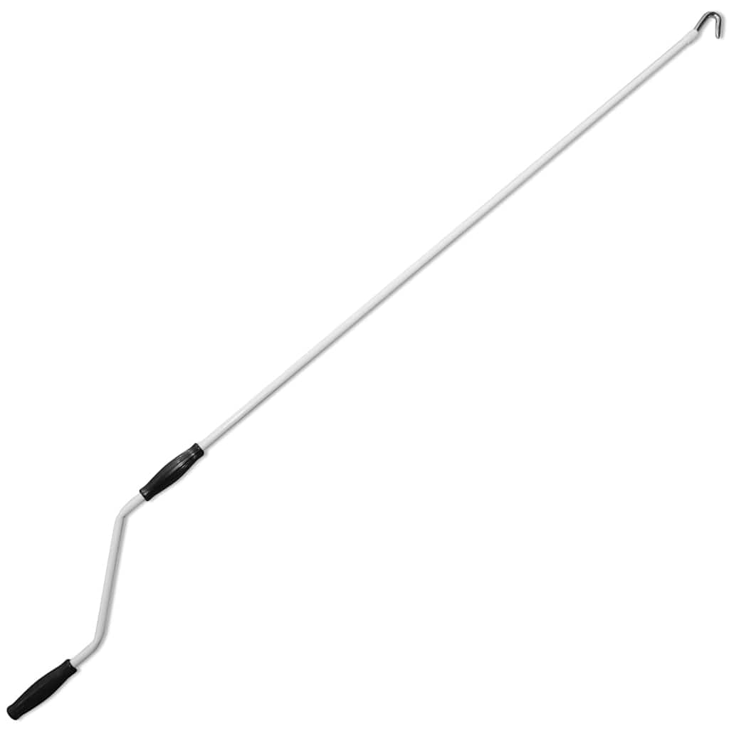 Kézi működtetésű összecsukható napellenző, antracit, 400 cm 5