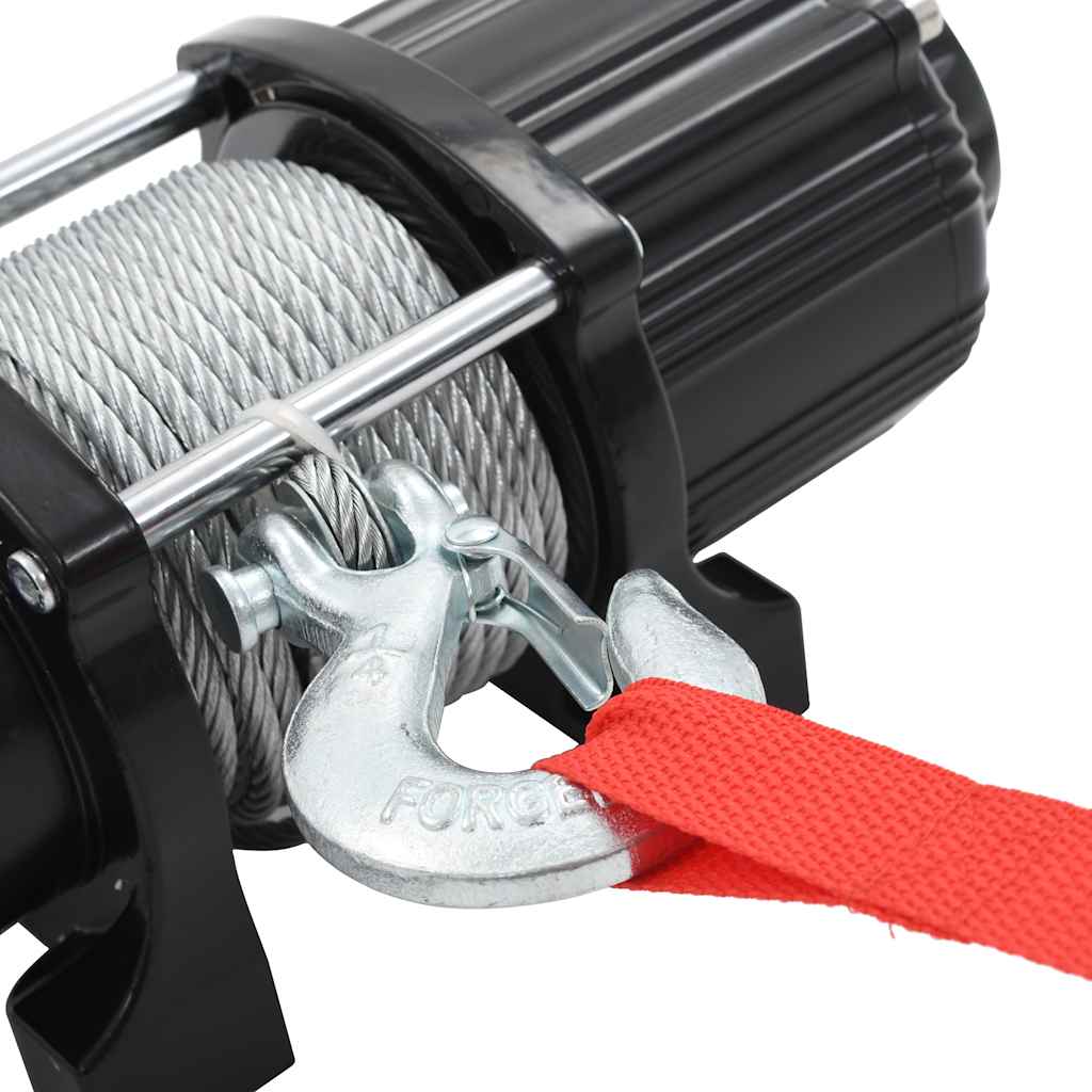 Elektromos csörlő távirányítóval 12 V 2040 kg 4