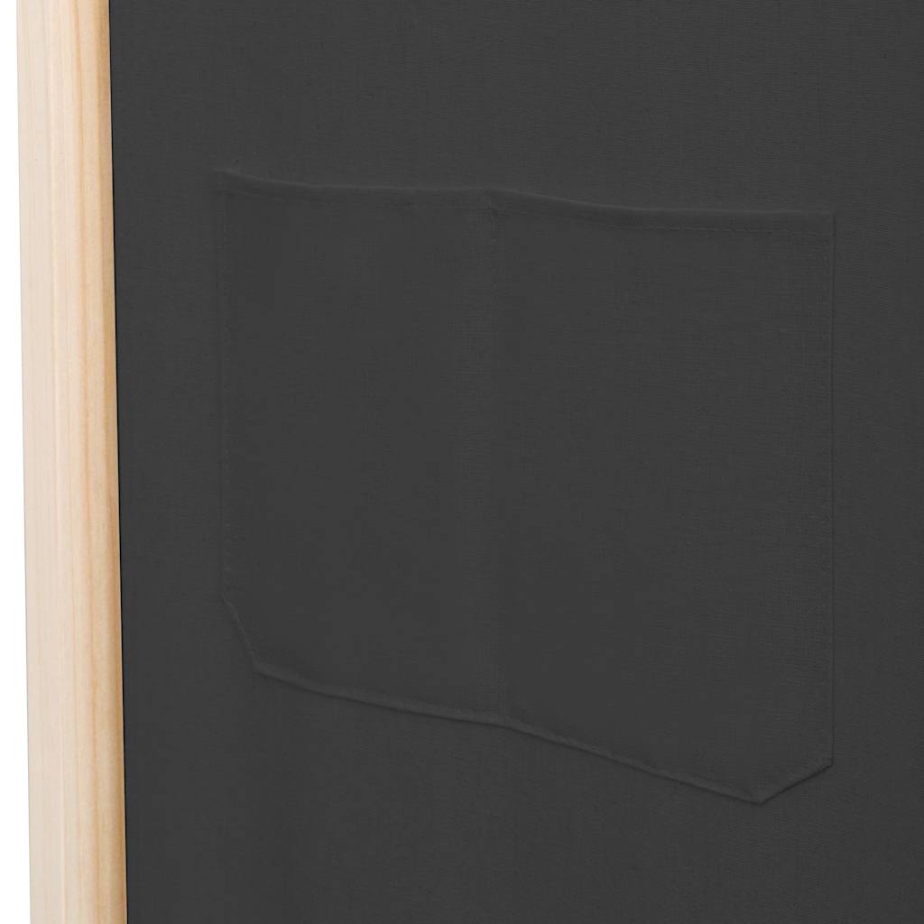 Szürke 4-paneles szövetparaván 160 x 170 x 4 cm 7