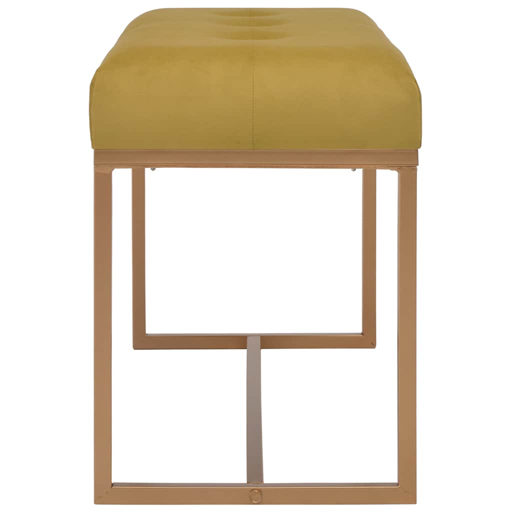 Mustársárga bársonypad 80 cm 3