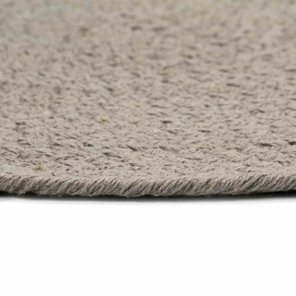 4 db sima szürke kerek pamut tányéralátét 38 cm 3
