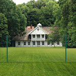 Zöld acél drótkerítés tartóoszlopokkal 25 x 0,75 m 2