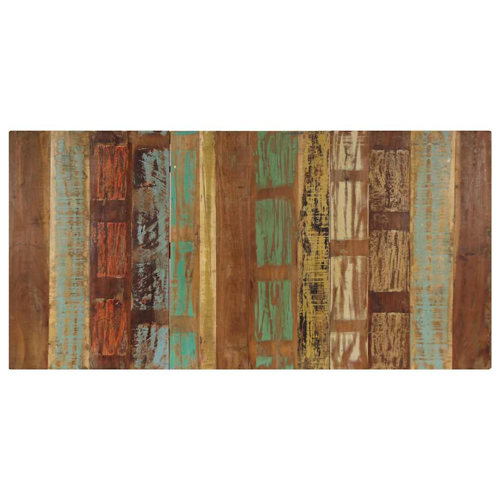 Tömör újrahasznosított fa étkezőasztal 180 x 90 x 76 cm 5