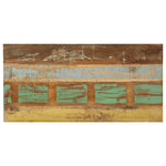 Tömör újrahasznosított fa étkezőasztal 120 x 60 x 76 cm 5
