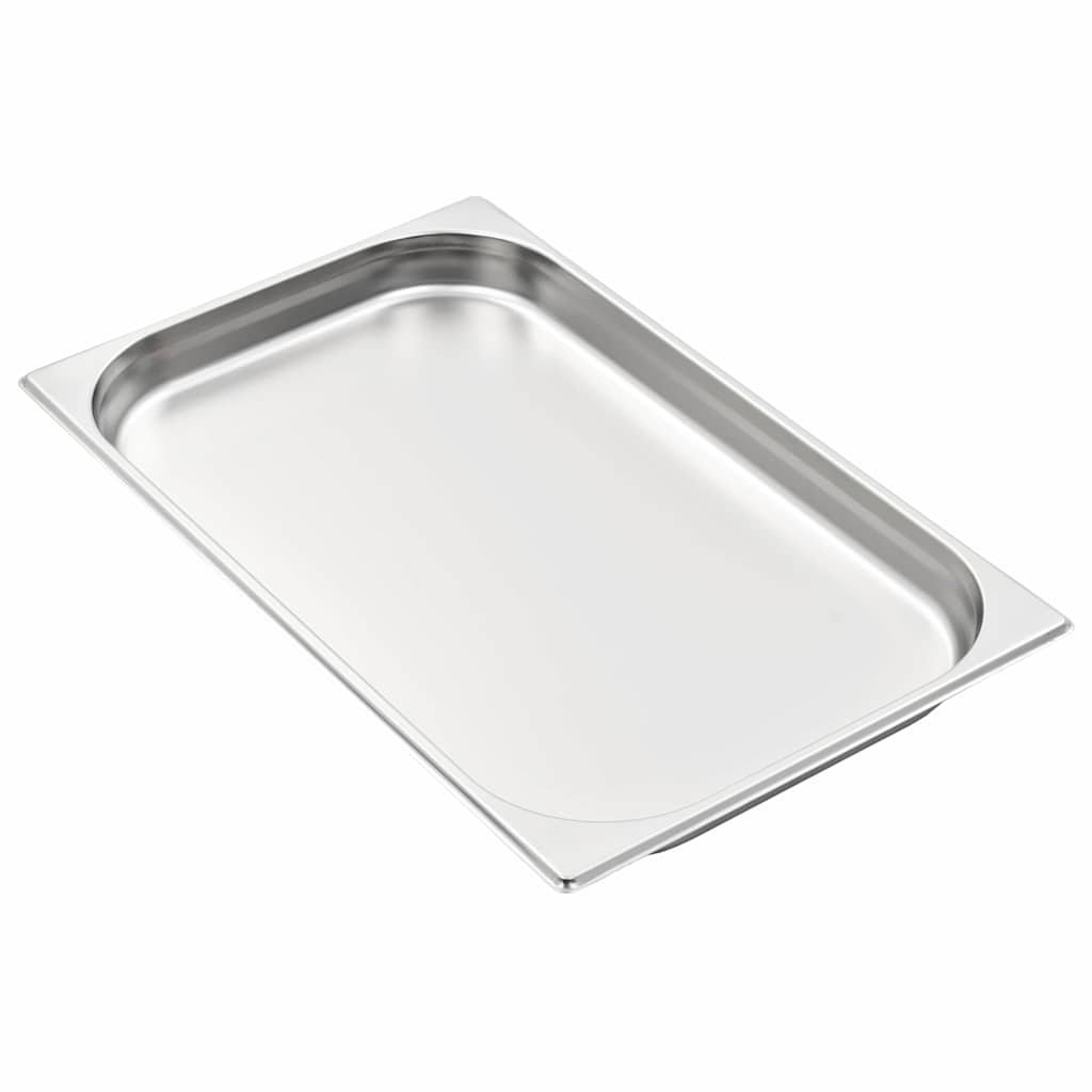 4 db rozsdamentes acél Gasztronorm edény GN 1/1 40 mm 4