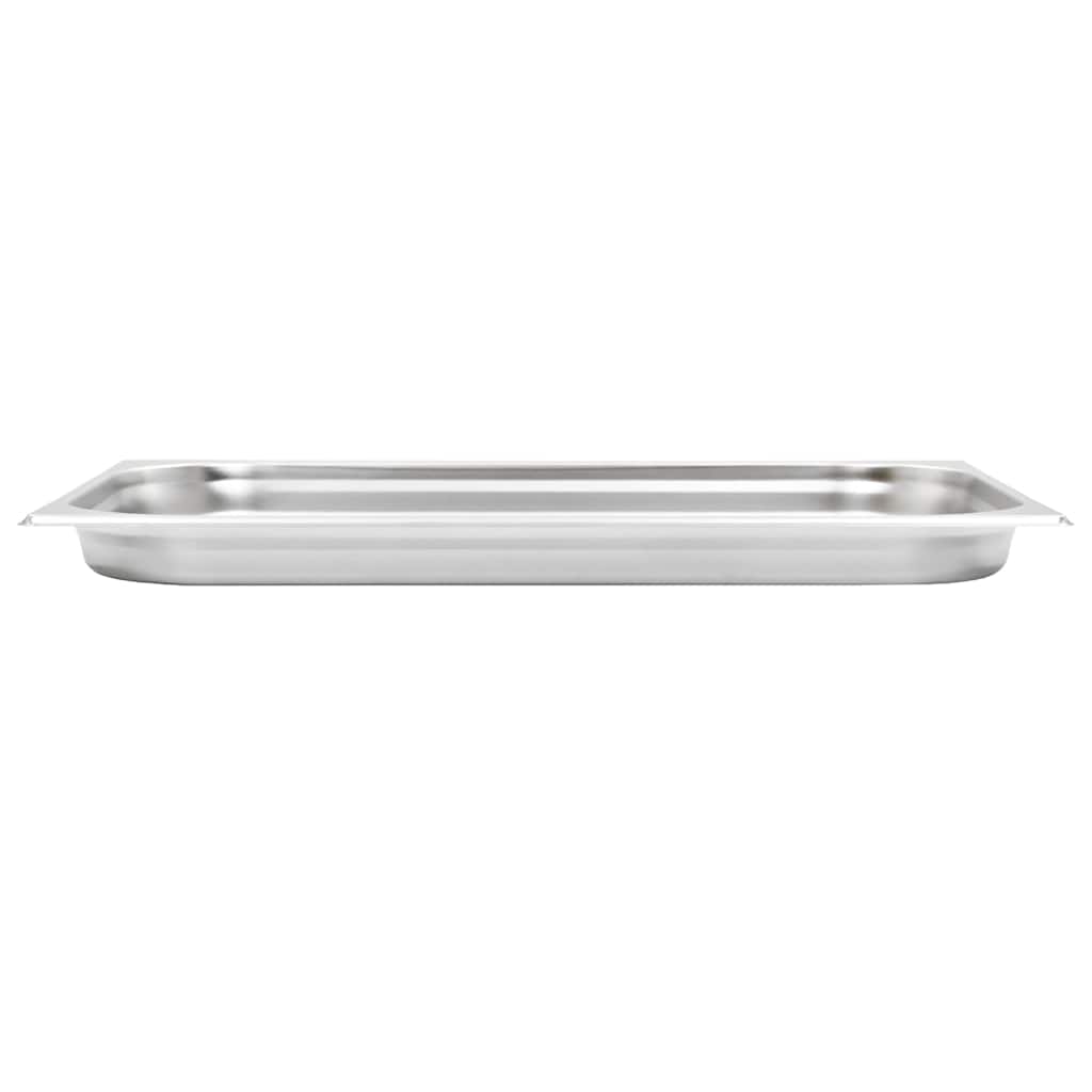 4 db rozsdamentes acél Gasztronorm edény GN 1/1 40 mm 6