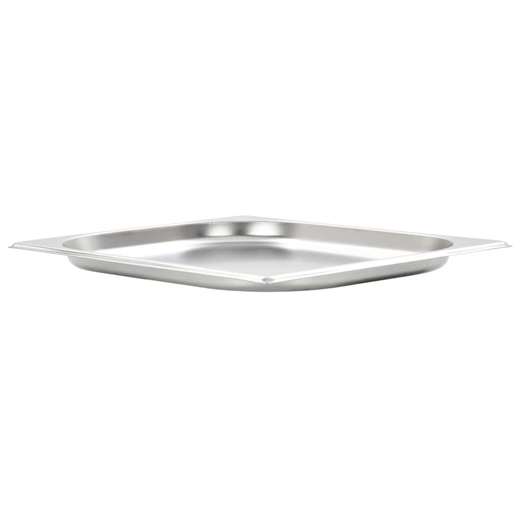 8 db rozsdamentes acél Gasztronorm edény GN 1/2 20 mm 3