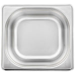 12 db rozsdamentes acél Gasztronorm edény GN 1/6 65 mm 6