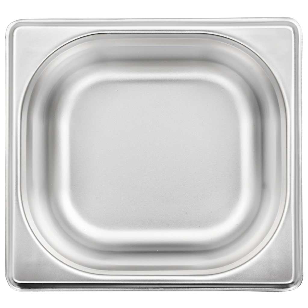 12 db rozsdamentes acél Gasztronorm edény GN 1/6 65 mm 6