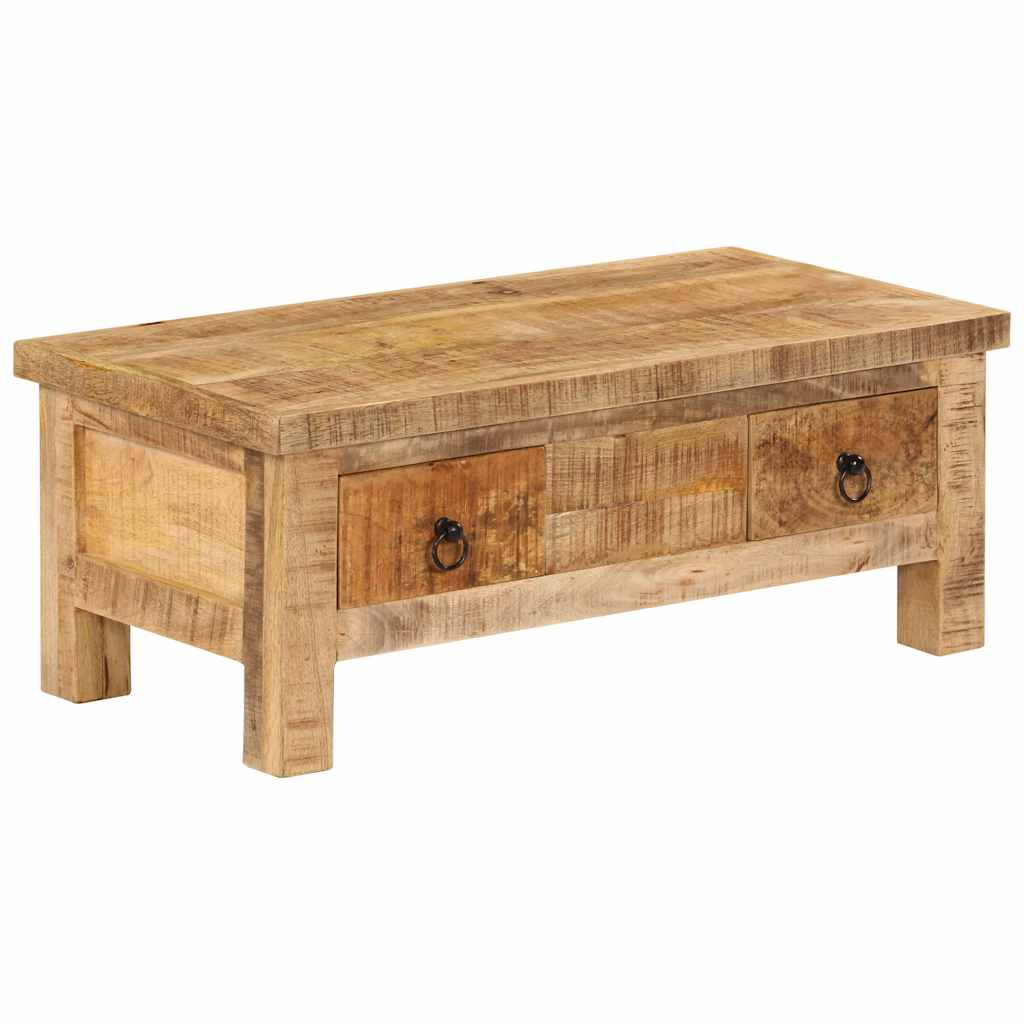 Tömör mangófa dohányzóasztal 90 x 45 x 35 cm 11