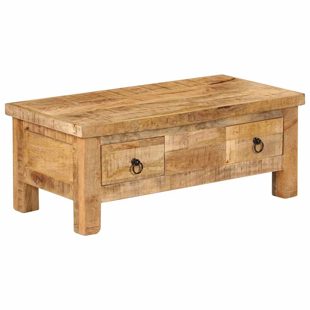 Tömör mangófa dohányzóasztal 90 x 45 x 35 cm 12