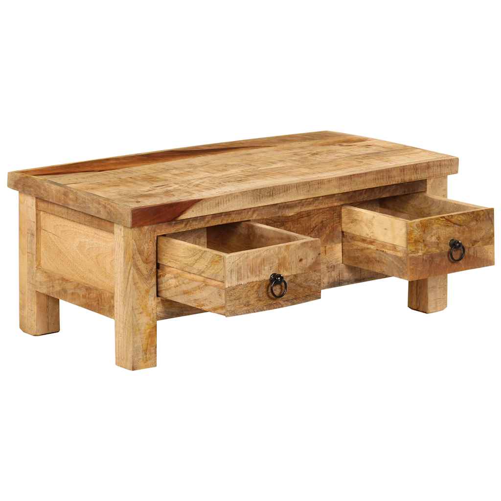 Tömör mangófa dohányzóasztal 90 x 45 x 35 cm 3