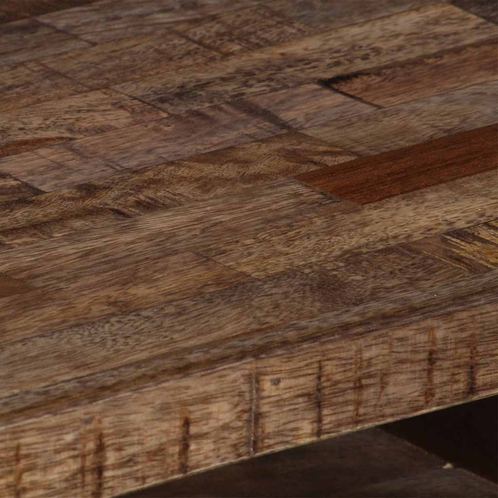 Tömör mangófa TV-szekrény 118 x 30 x 40 cm 9