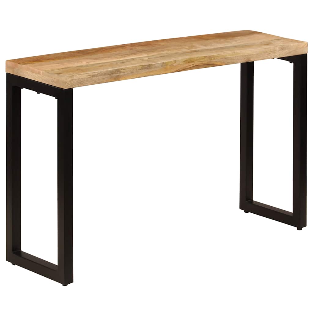 Tömör mangófa és acél120 x 35 x 76 cm 12