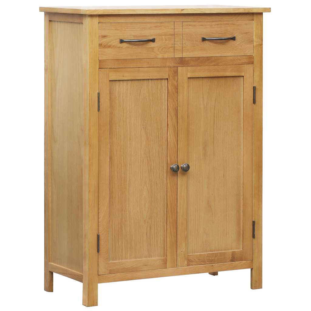 Tömör tölgyfa cipősszekrény 76 x 37 x 105 cm