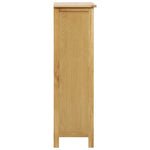 Tömör tölgyfa cipősszekrény 76 x 37 x 105 cm 3