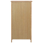 Tömör tölgyfa cipősszekrény 76 x 37 x 105 cm 4