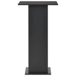 280206 vidaXL Bar Table Black 60x60x110 cm 3
