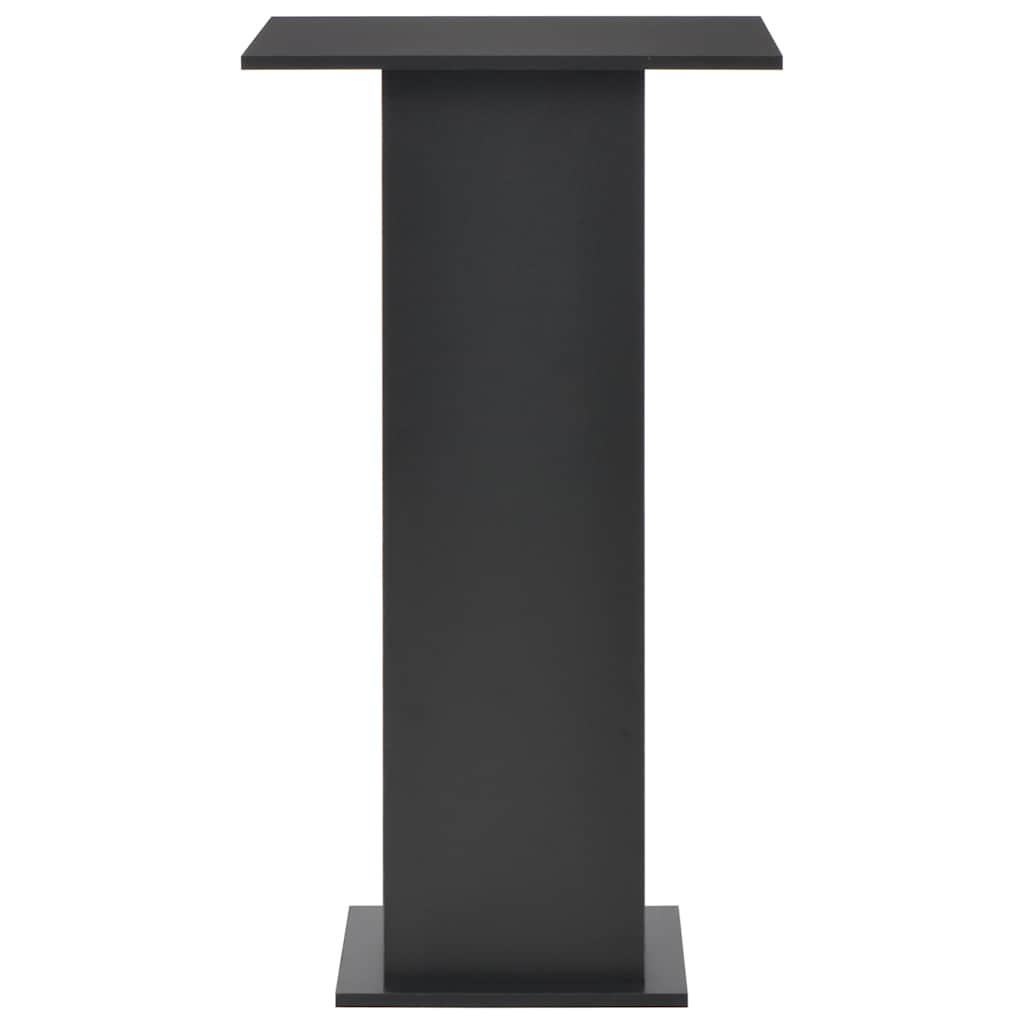 280206 vidaXL Bar Table Black 60x60x110 cm 3