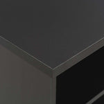 280206 vidaXL Bar Table Black 60x60x110 cm 4
