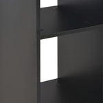 280206 vidaXL Bar Table Black 60x60x110 cm 5