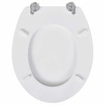 2 db fehér MDF WC ülőke 5