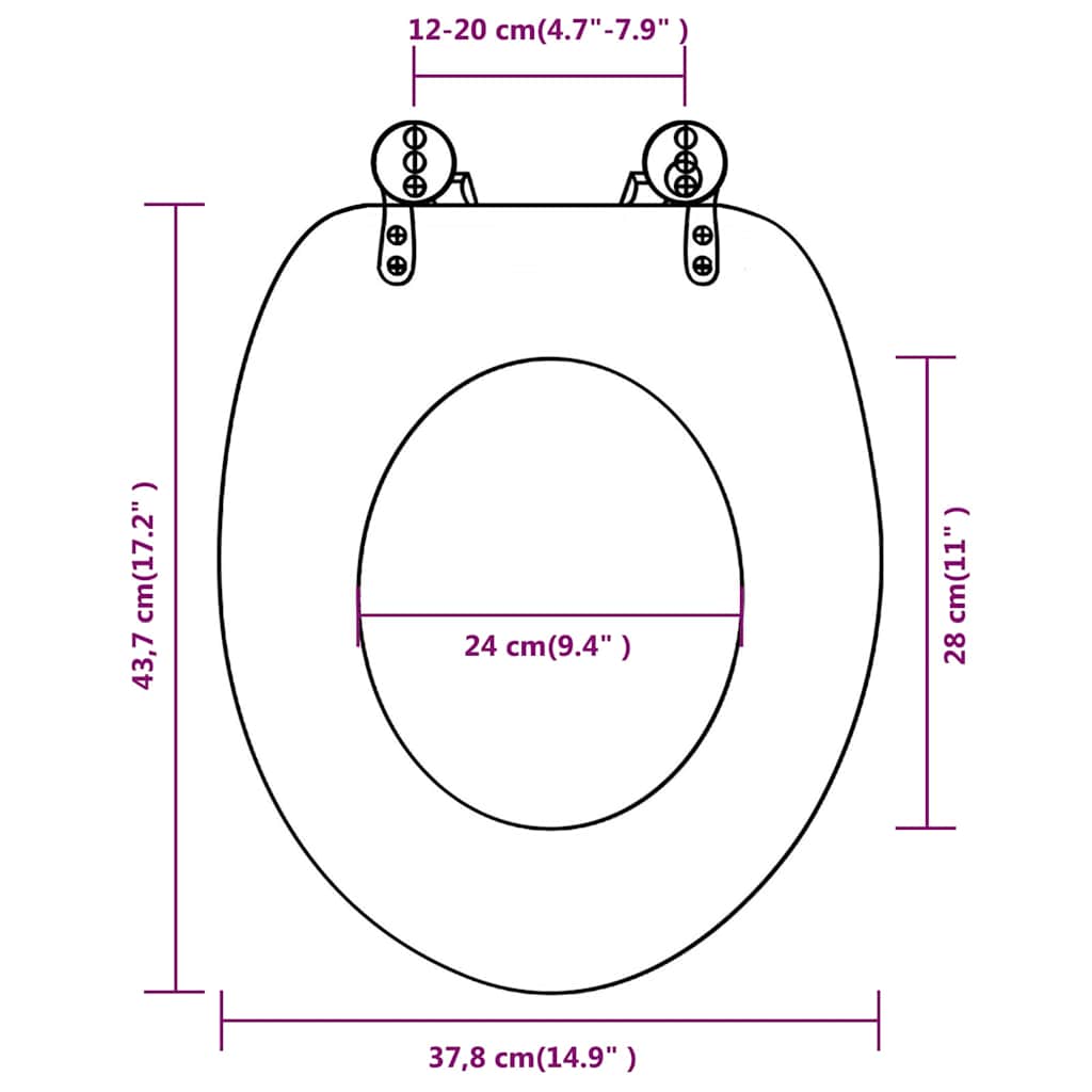 2 db régi famintás MDF WC ülőke 10