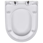 2 db fehér műanyag WC ülőke lassan csukódó fedéllel 5